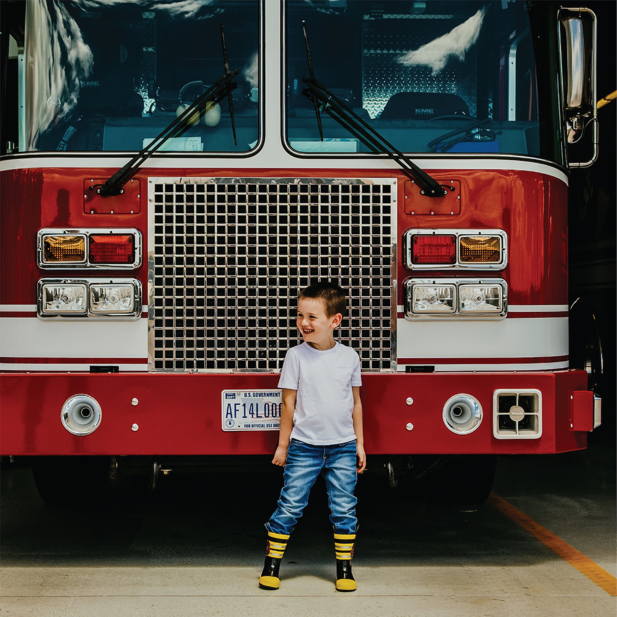Fire Chief Rain Boot
