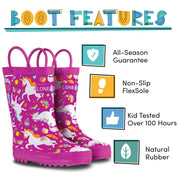 Mary The Unicorn Rain Boot