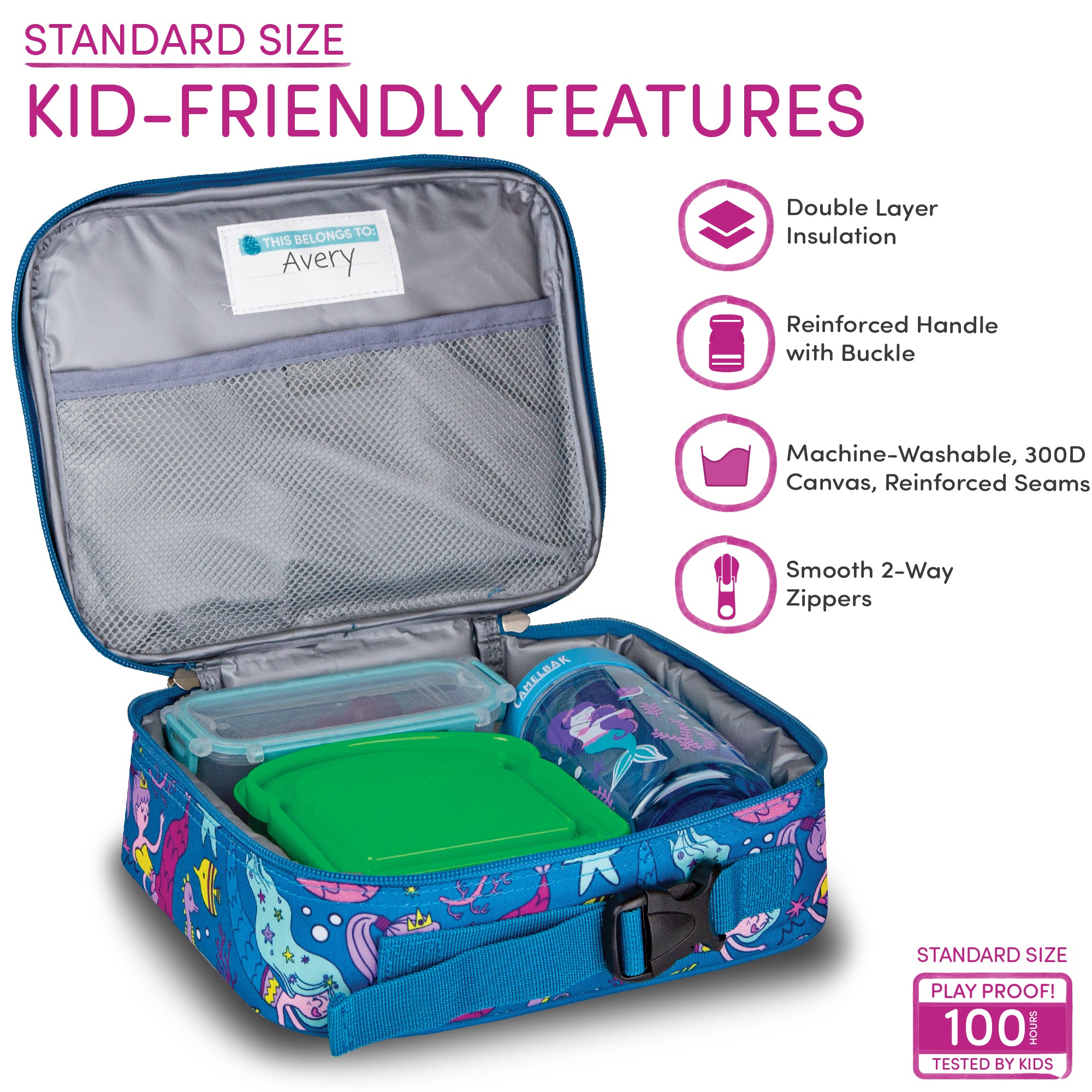 Fish + Chips (Mermaids) Standard Lunchbox