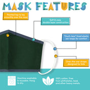 Variety 5-Pack - Solid Reusable Face Masks