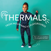 Blue Camo Thermal Underwear Set